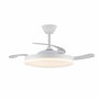 Ventilateur de Plafond avec Lumière CristalRecord Blanc 72 W (3000 K) (4000 K)