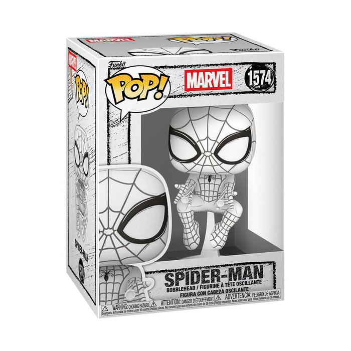 Marvel POP! Vinyl figurine Sketched - Spider-Man 9 cm Marvel POP! Vinyl figurine Sketched - Spider-Man 9 cm
