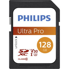 Philips Carte SDXC 128 Go Classe 10 UHS-I U3 V30 A1