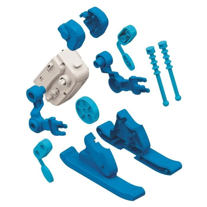 Clementoni Action Robot - Skier - Kit de Robotique Éducatif pour Enfants - Construction d'un Robot Skieur avec Module Électronique - À Partir de 8 Ans Clementoni Action Robot - Skier - Kit de Robotique Éducatif pour Enfants - Construction d'un Robot Skieur avec Module Électronique - À Partir de 8 Ans