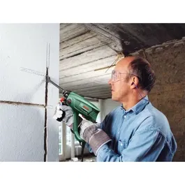 Bosch Perforateur PBH 2500 SRE Filaire 600W, 1,9 J, 0-5100 cps/min, pour Béton, Maçonnerie, Carrelage, Bois, Métal, avec Accessoires et Coffret