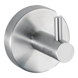 Wenko Porte-serviette Cintre en Acier Inoxydable Mat 5,5 x 5,5 x 5,5 cm pour Salle de Bain