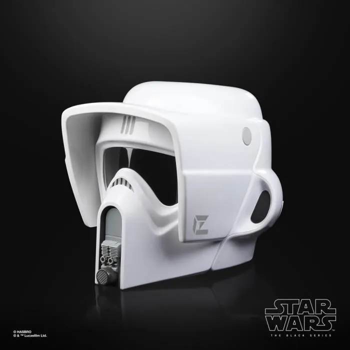 Hasbro Casque électronique premium Scout Trooper Star Wars The Black Series - Effets sonores, Le Retour du Jedi pour adulte