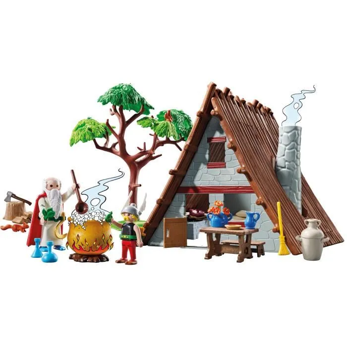 Playmobil 71828 Set de Construction La Hutte d'Astérix avec Panoramix - Figurines Astérix, 80 Pièces, Jouet dès 5 Ans Playmobil 71828 Set de Construction La Hutte d'Astérix avec Panoramix - Figurines Astérix, 80 Pièces, Jouet dès 5 Ans
