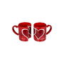 Lot de tasses Out of the Blue Rouge (2 Unités)