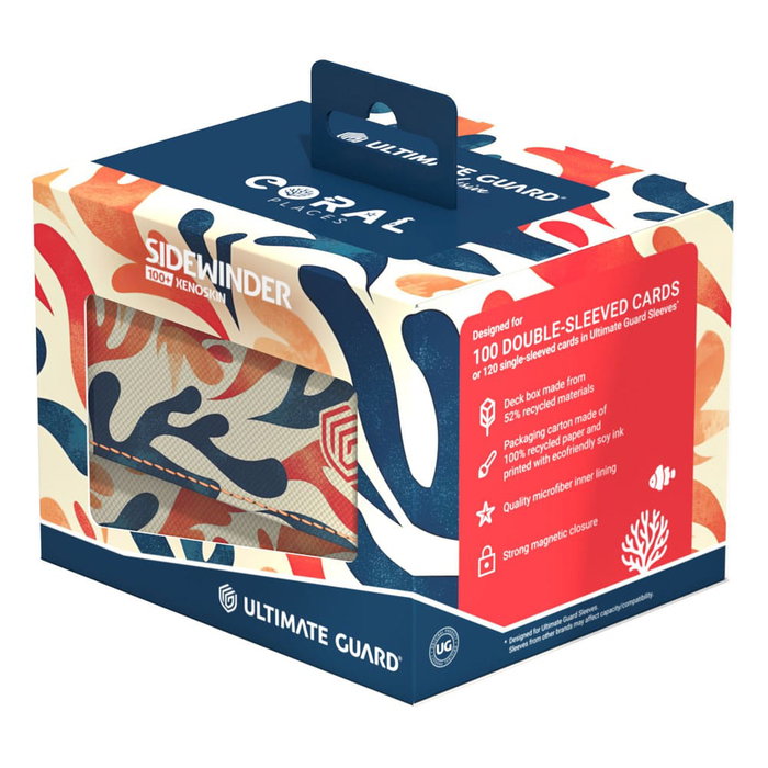 Ultimate Guard Sidewinder 100+ Xenoskin 2025 Exclusive "Coral Places" - Mellow Sea