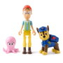 Spin Master - Pack de Figurines Pat'Patrouille Chase et Capitaine Turbot - Figures Articulées - 6,3 cm et 10,1 cm - Dès 3 ans
