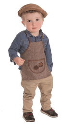 Creaciones Llopis - Déguisement bébé castagneur d'automne pour 12 mois (6 à 12 mois)