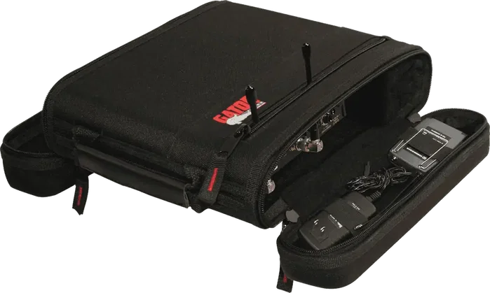 GATOR Softcase Reforzado Sistema Hf + Micro "Gator Nylon" Housse pour micro, noire, 330x305x76mm, nylon