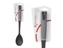 Kinvara Cuillère de cuisine gris/noir 6,5x34x2 cm plastique TPR PBT (Set de 24)