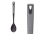 Kinvara Cuillère de cuisine gris/noir 6,5x34x2 cm plastique TPR PBT (Set de 24)