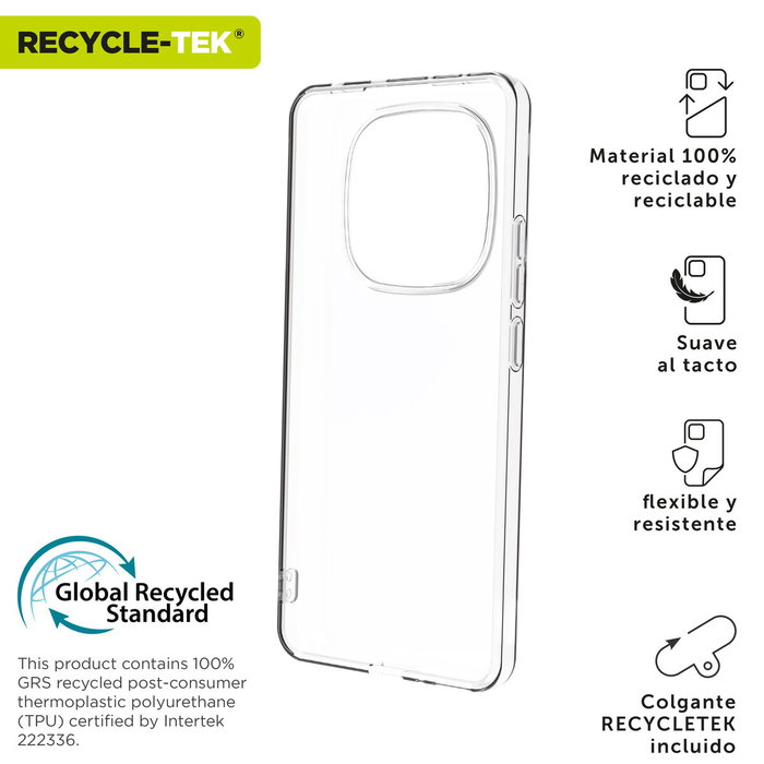 Protection pour téléphone portable Muvit Xiaomi Redmi Note 14 Pro 5G Transparent