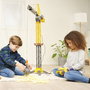 Smoby Mighty Crane Grue Radiocommandée 110 cm avec Rotation à 360°, pour Enfants dès 3 ans, Montage Requis, Fonctionne sur Piles