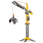 Smoby Mighty Crane Grue Radiocommandée 110 cm avec Rotation à 360°, pour Enfants dès 3 ans, Montage Requis, Fonctionne sur Piles