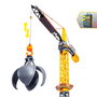 Smoby Mighty Crane Grue Radiocommandée 110 cm avec Rotation à 360°, pour Enfants dès 3 ans, Montage Requis, Fonctionne sur Piles