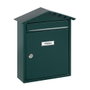 Arregui Boîte aux lettres individuelle extérieure Visit acier vert 30 x 11 x 36 cm