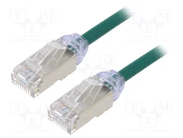 PANDUIT Cordon de raccordement Cat 6a F/UTP 3m vert