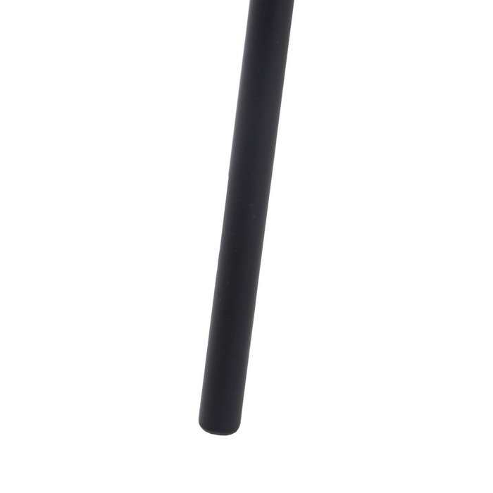 BigBuy Home Table d'appoint Blanc Noir Ronde