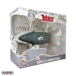 Plastoy Tirelire Astérix Idéfix et le Romain écrasé - Plastique - 8 cm