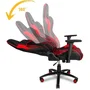 YENKEE Chaise Gaming SABOTAGE YGC 100RD Rouge - Réglable en Hauteur, Pivotante, Cuir PU, Charge 150 kg, Confort Jeu