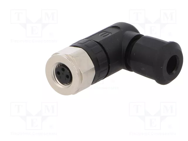 HARTING Connecteur M8 industriel 3 broches, femelle, angulaire 90°