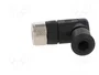HARTING Connecteur M8 industriel 3 broches, femelle, angulaire 90°