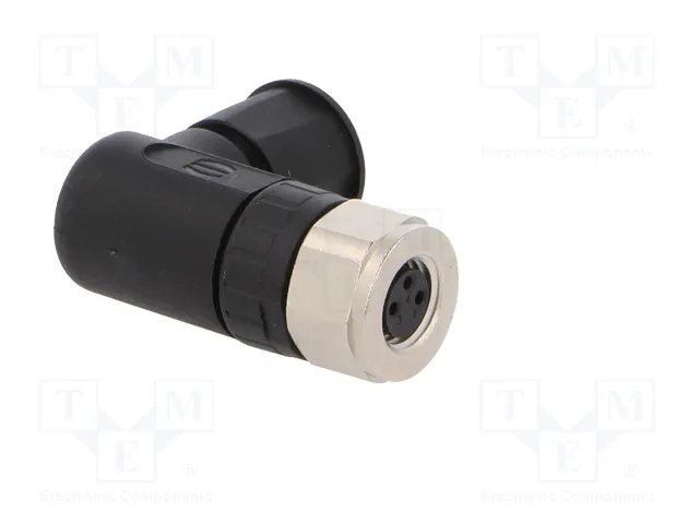 HARTING Connecteur M8 industriel 3 broches, femelle, angulaire 90°