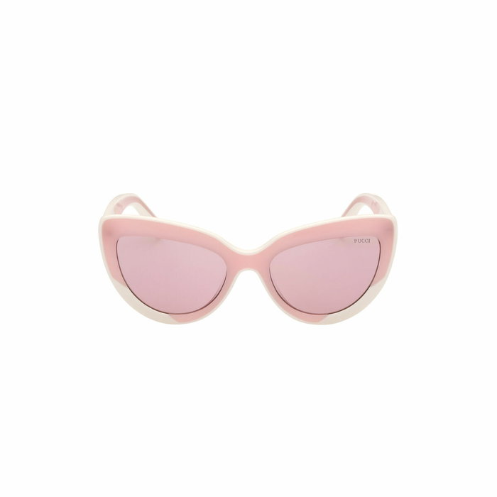 Emilio Pucci EP0196 74Y Lunettes de soleil œil-de-chat Rose