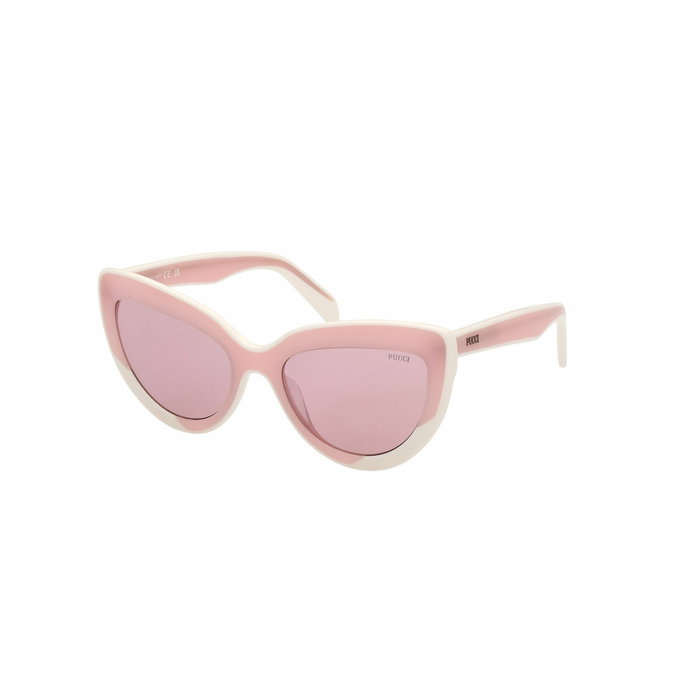 Emilio Pucci EP0196 74Y Lunettes de soleil œil-de-chat Rose