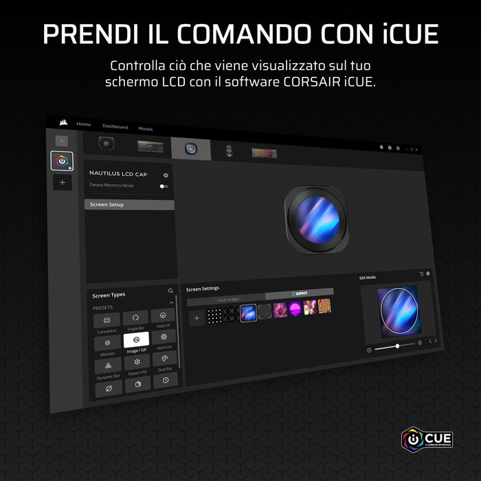 Corsair Nautilus 360 RS LCD - Refroidisseur de liquide tout-en-un
