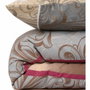 BigBuy Home Parure de couette King Size 3 pièces - Gris, 220 x 240 cm