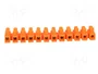 PAWBOL Barrette de jonction d'alimentation orange 41A 400V 6mm2