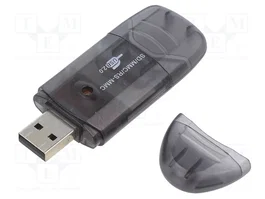 GEMBIRD Lecteur de cartes mémoire USB 2.0 noir (FD2-SD-1)