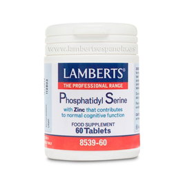 LAMBERTS Fosfatidil Serina 100 mg Zinc 60 comprimés