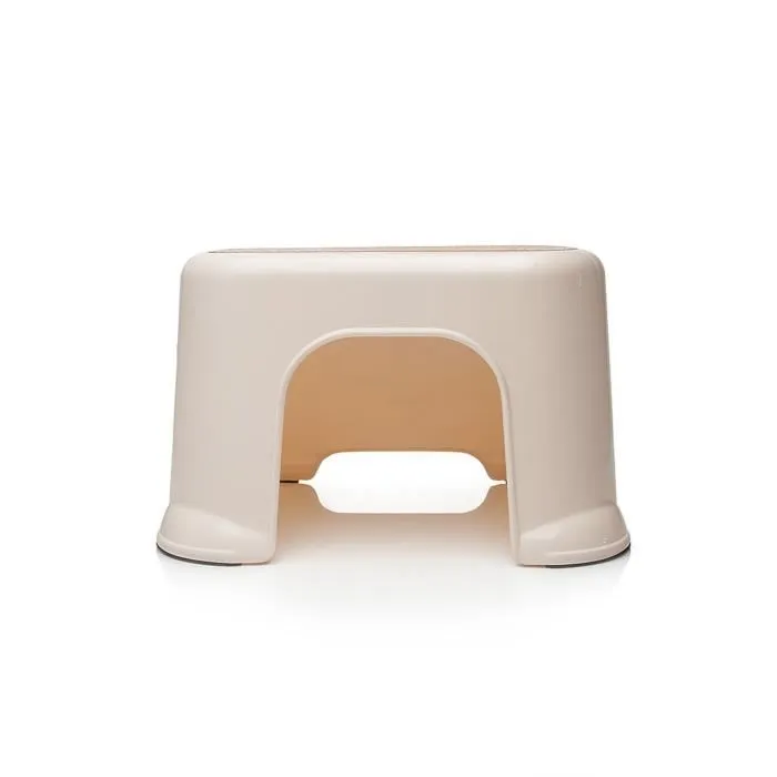 Thermobaby - Marchepied double réglable pour enfant dès 18 mois, antidérapant et portable - Support jusqu'à 150 kg - Coloris Mocha et Sea Salt