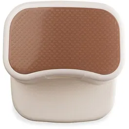 Thermobaby - Marchepied double réglable pour enfant dès 18 mois, antidérapant et portable - Support jusqu'à 150 kg - Coloris Mocha et Sea Salt