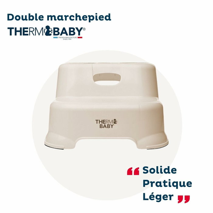 Thermobaby Double marchepied Mocha et sea salt