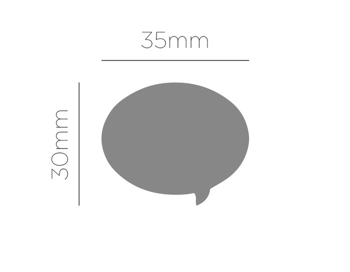 Innspiro Troqueladora de figuras Eva Foam Punch globo cómic 38mm