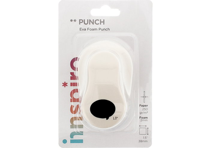 Innspiro Troqueladora de figuras Eva Foam Punch globo cómic 38mm