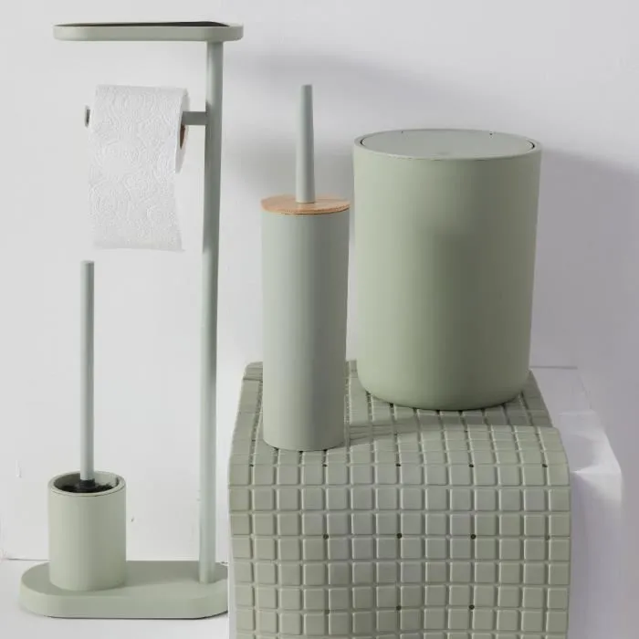 Today - Tapis anti-dérapant pour baignoire ou douche UTILITY, 40x60 cm, rectangle, vert, PVC avec ventouses pour sécurité et fixation