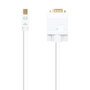 Nanocable Câble Convertisseur Mini DisplayPort vers VGA 3 m Blanc 1920x1200@60Hz
