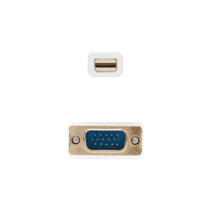 Nanocable Câble Convertisseur Mini DisplayPort vers VGA 3 m Blanc 1920x1200@60Hz Nanocable Câble Convertisseur Mini DisplayPort vers VGA 3 m Blanc 1920x1200@60Hz