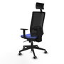 Chaise de Bureau avec Appui-tête Piqueras y Crespo 1D066G1 Bleu clair
