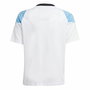 T-shirt de foot Adidas Messi Training Bleu Blanc