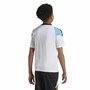 T-shirt de foot Adidas Messi Training Bleu Blanc