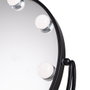 SUN-KRS Miroir de maquillage éclairé LED 4200K Noir 48x43Cm