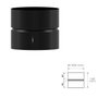 WOLFPACK LINEA PROFESIONAL Manchon d'union pour tubes de Ø 200 mm, noir vitrifié