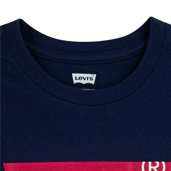 T shirt à manches courtes Enfant Levi's Batwing Girl Bleu foncé 13-15 Ans