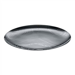 Alessi PU07 Plateau ou Centre de Table en Acier Inoxydable 18/10 avec Motif en Relief par Patricia Urquiola - Diamètre 42 cm