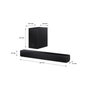 Sharp HT-SBW121 Barre de son noire avec caisson de basses sans fil